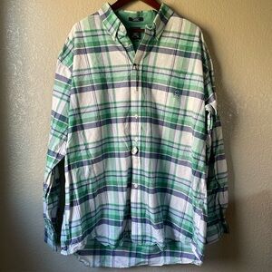 NEW Cinch Mens XXL Tartan Plaid Button Down Long Sleeve Casual Western Shirt